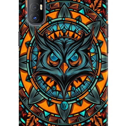 Angry Owl Art Oppo Reno3 Pro Hard Case Back Cover by Casekaro