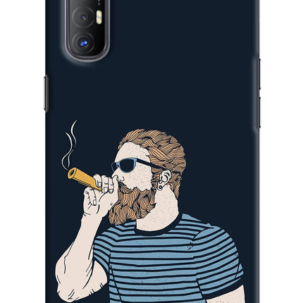 Smoking Oppo Reno3 Pro Hard Case Back Cover by Casekaro