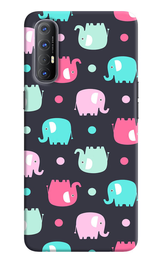 Elephants Oppo Reno3 Pro Hard Case Back Cover by Casekaro