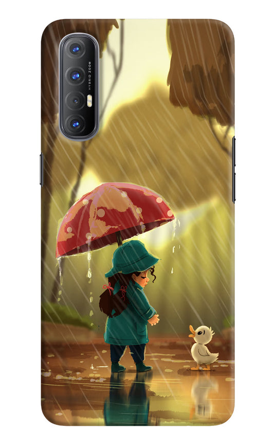 Rainy Day Oppo Reno3 Pro Hard Case Back Cover by Casekaro
