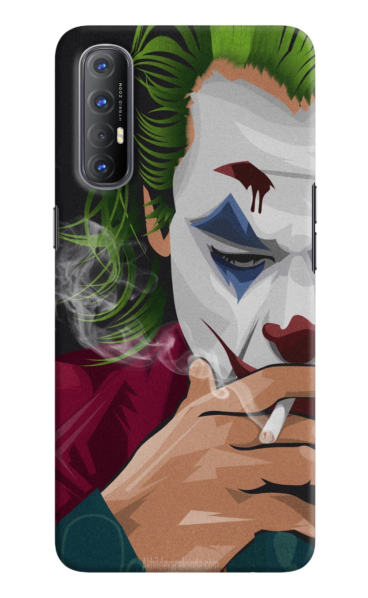 Joker Smoking Oppo Reno3 Pro Hard Case Back Cover by Casekaro