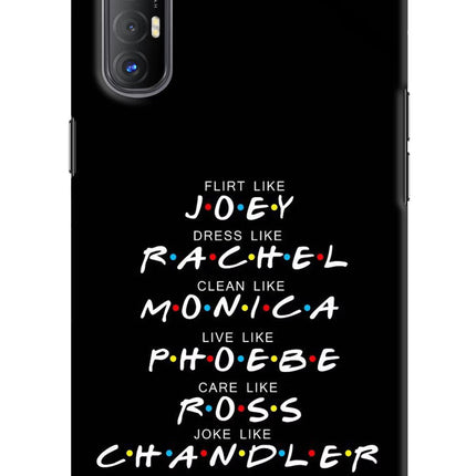 FRIENDS Character Oppo Reno3 Pro Hard Case Back Cover by Casekaro