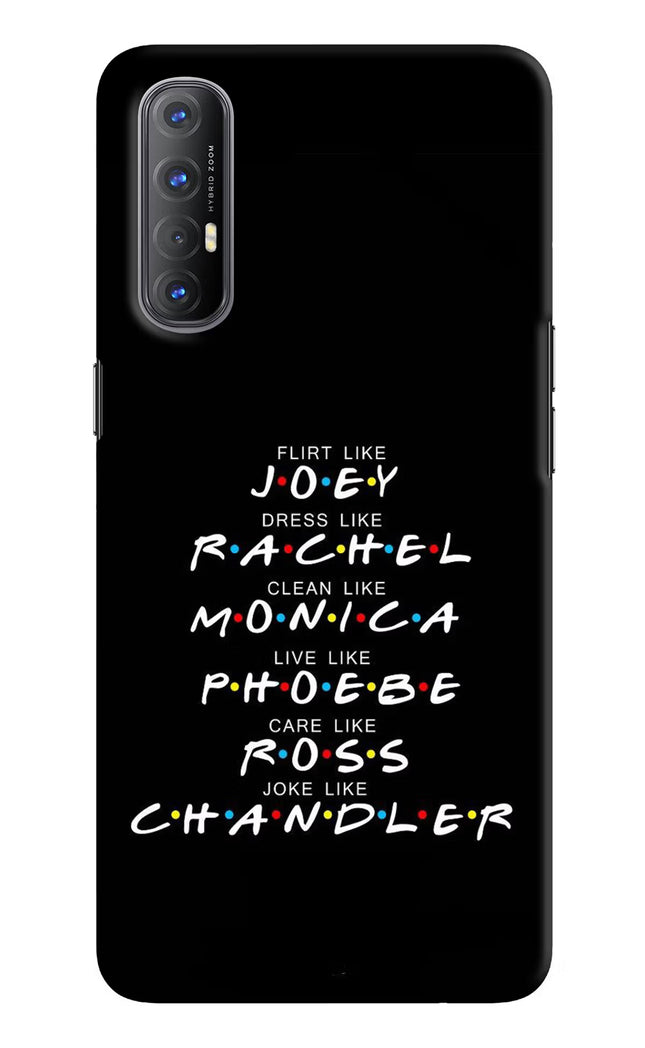 FRIENDS Character Oppo Reno3 Pro Hard Case Back Cover by Casekaro