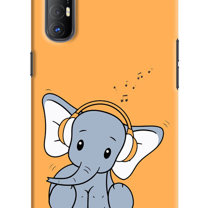 High On Music Oppo Reno3 Pro Hard Case Back Cover by Casekaro