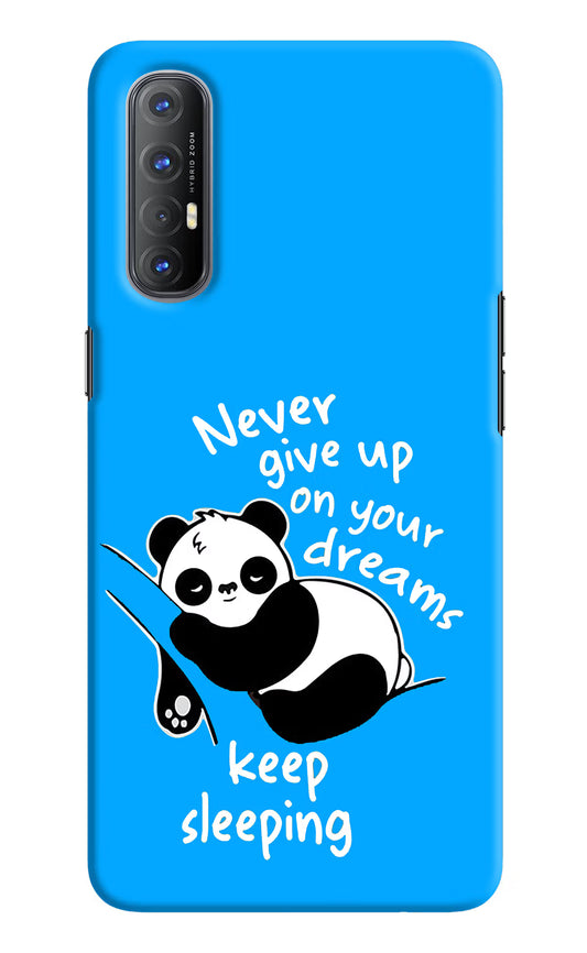 Keep Sleeping Oppo Reno3 Pro Hard Case Back Cover by Casekaro