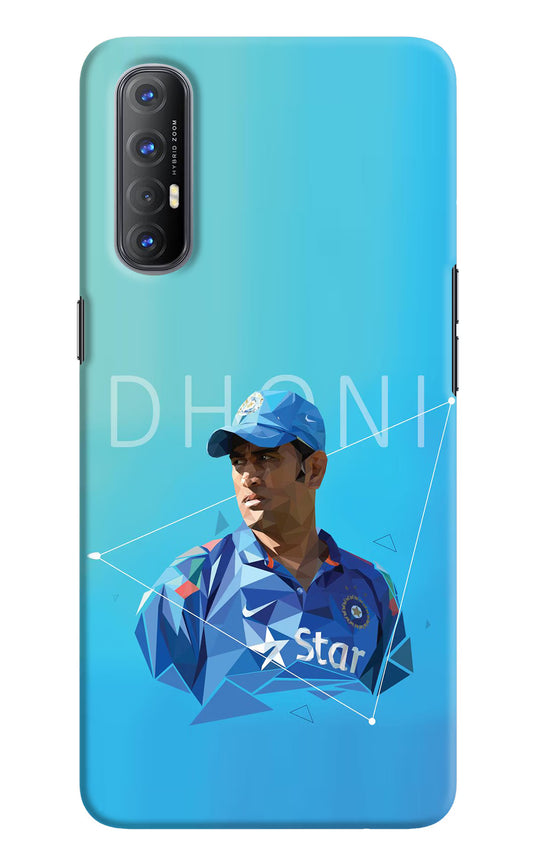Dhoni Artwork Oppo Reno3 Pro Hard Case Back Cover by Casekaro