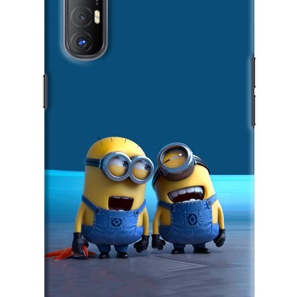 Minion Laughing Oppo Reno3 Pro Hard Case Back Cover by Casekaro