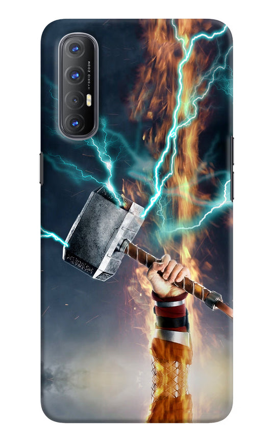 Thor Hammer Mjolnir Oppo Reno3 Pro Hard Case Back Cover by Casekaro
