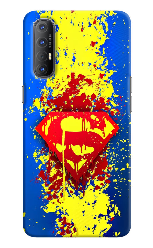 Superman logo Oppo Reno3 Pro Hard Case Back Cover by Casekaro