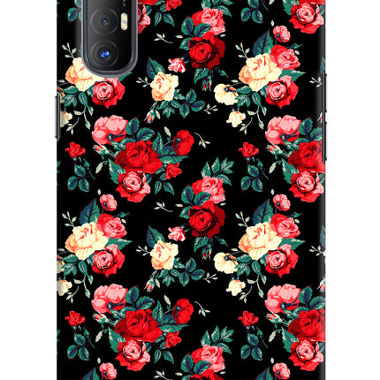 Rose Pattern Oppo Reno3 Pro Hard Case Back Cover by Casekaro