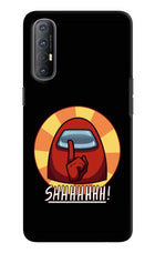 Among Us Shhh! Oppo Reno3 Pro Hard Case Back Cover by Casekaro