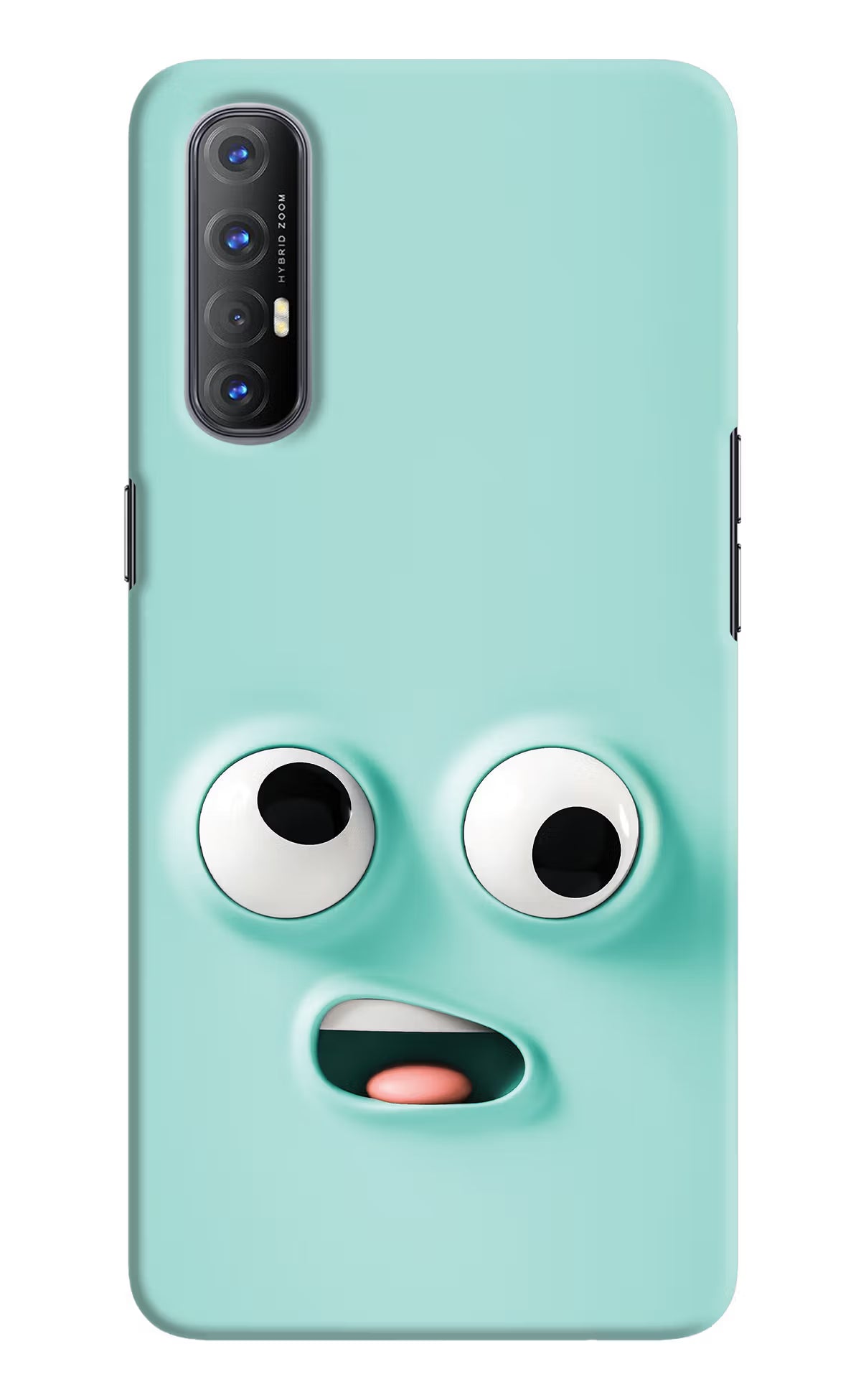 Funny Cartoon Oppo Reno3 Pro Hard Case Back Cover by Casekaro