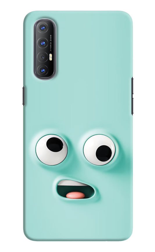 Funny Cartoon Oppo Reno3 Pro Hard Case Back Cover by Casekaro