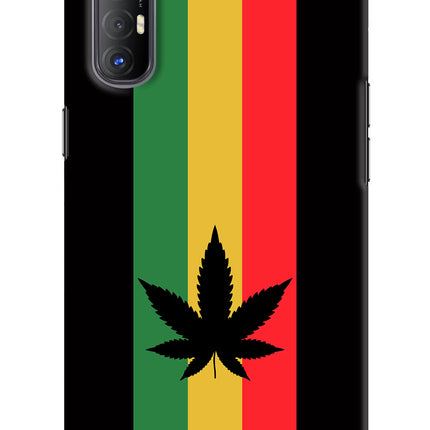 Weed Flag Oppo Reno3 Pro Hard Case Back Cover by Casekaro