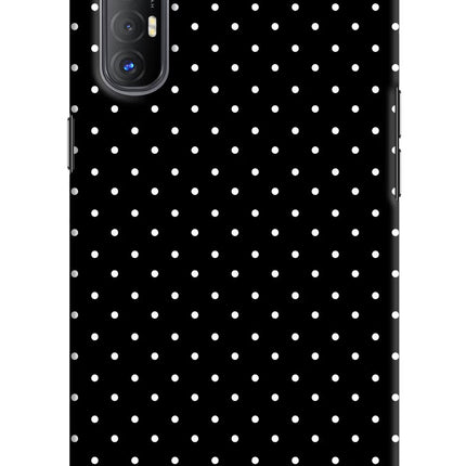 White Dots Oppo Reno3 Pro Hard Case Back Cover by Casekaro