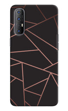 Geometric Pattern Oppo Reno3 Pro Hard Case Back Cover by Casekaro