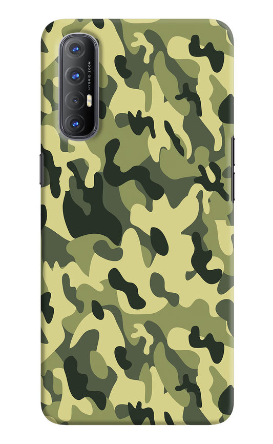 Camouflage Oppo Reno3 Pro Hard Case Back Cover by Casekaro