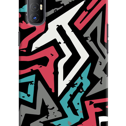 Geometric Graffiti Oppo Reno3 Pro Hard Case Back Cover by Casekaro