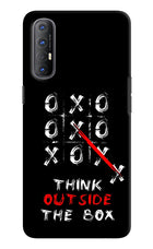 Think out of the BOX Oppo Reno3 Pro Hard Case Back Cover by Casekaro