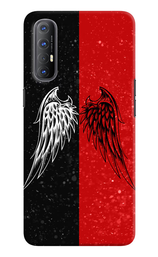 Wings Oppo Reno3 Pro Hard Case Back Cover by Casekaro