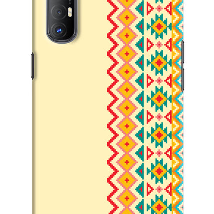 Ethnic Seamless Oppo Reno3 Pro Hard Case Back Cover by Casekaro
