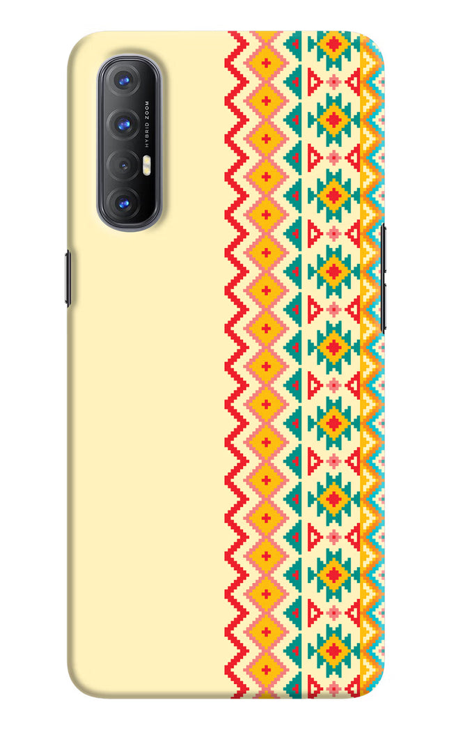 Ethnic Seamless Oppo Reno3 Pro Hard Case Back Cover by Casekaro