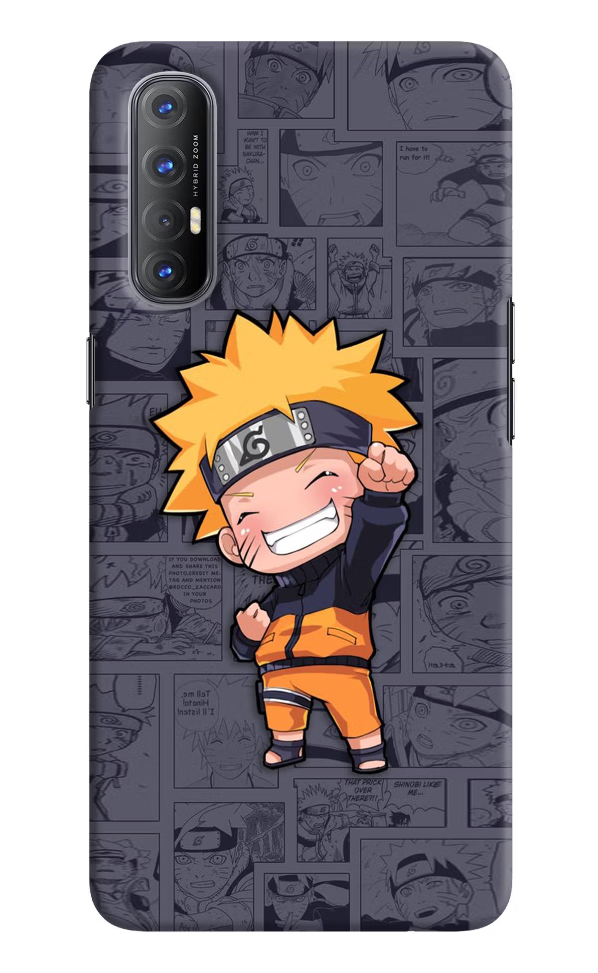 Chota Naruto Oppo Reno3 Pro Hard Case Back Cover by Casekaro