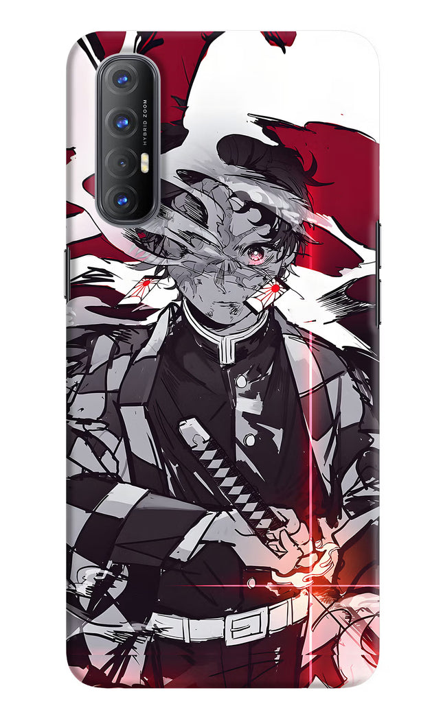 Demon Slayer Oppo Reno3 Pro Hard Case Back Cover by Casekaro