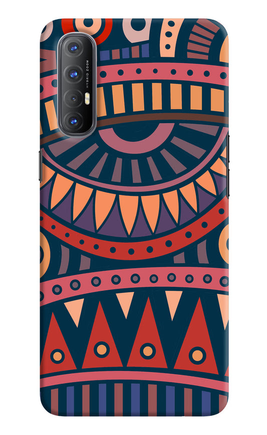 African Culture Design Oppo Reno3 Pro Hard Case Back Cover by Casekaro