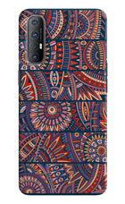 African Culture Design Oppo Reno3 Pro Hard Case Back Cover by Casekaro