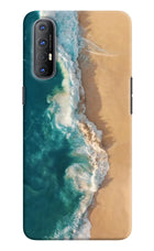 Ocean Beach Oppo Reno3 Pro Hard Case Back Cover by Casekaro