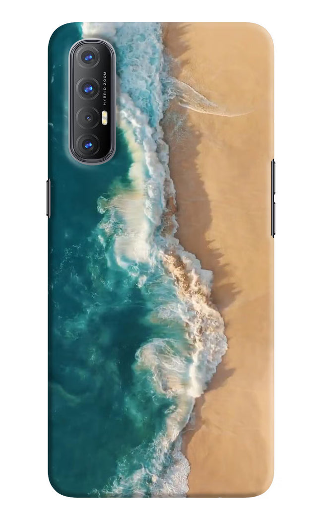 Ocean Beach Oppo Reno3 Pro Hard Case Back Cover by Casekaro