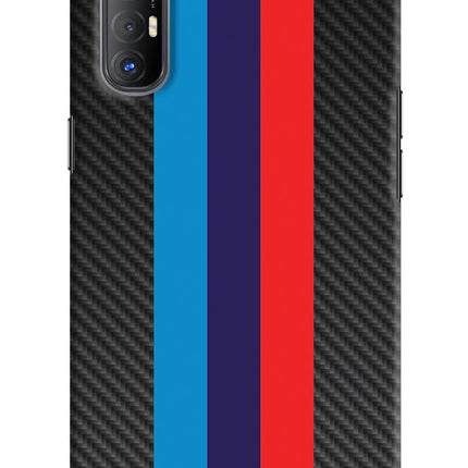 BMW Stripes Pattern Oppo Reno3 Pro Hard Case Back Cover by Casekaro