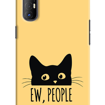 Ew People Catitude Oppo Reno3 Pro Hard Case Back Cover by Casekaro