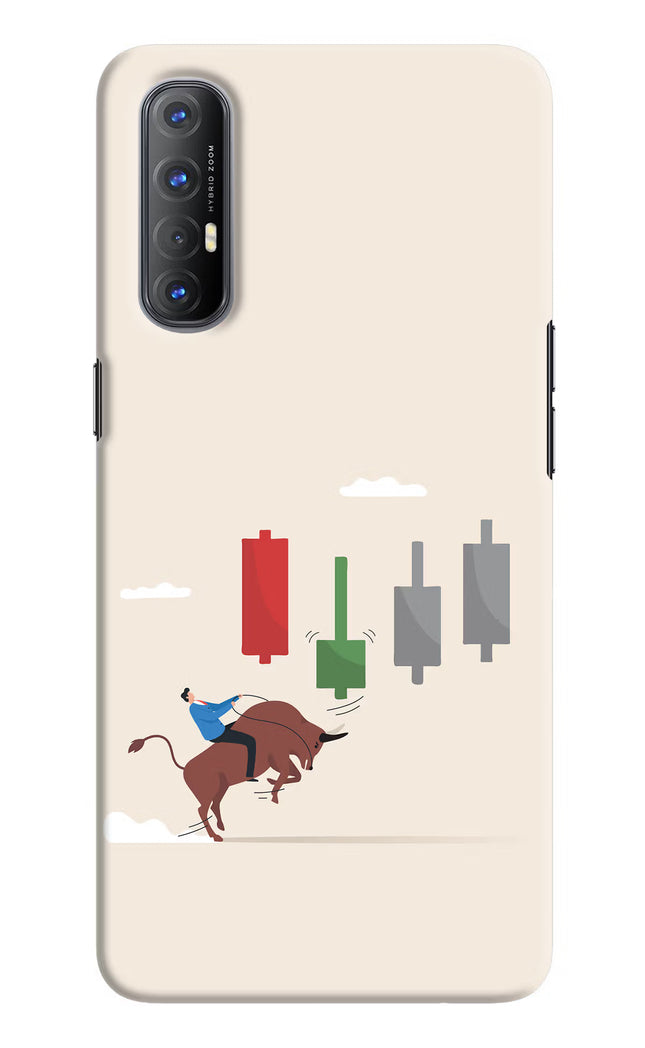 Bull Trading Momentum Oppo Reno3 Pro Hard Case Back Cover by Casekaro