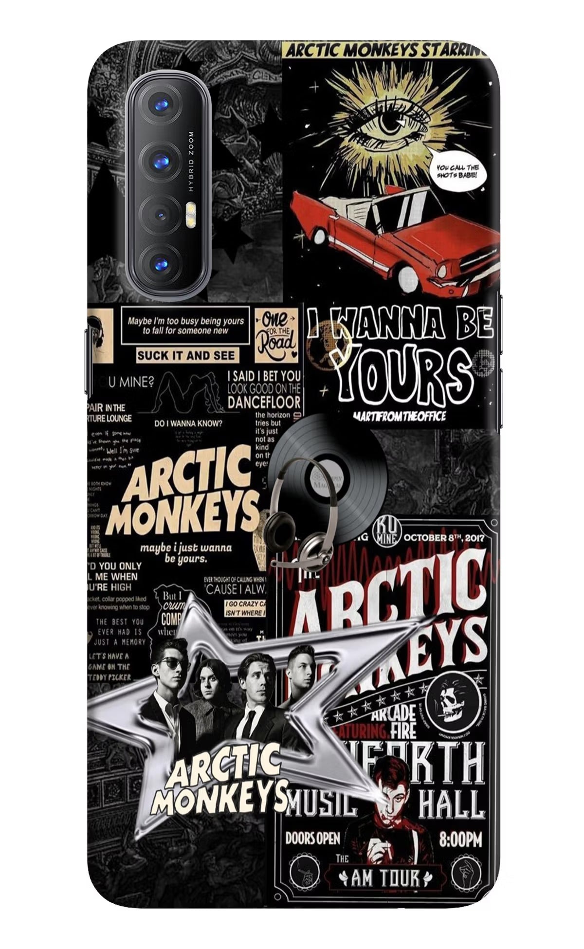 Arctic Monkeys Oppo Reno3 Pro Hard Case Back Cover by Casekaro