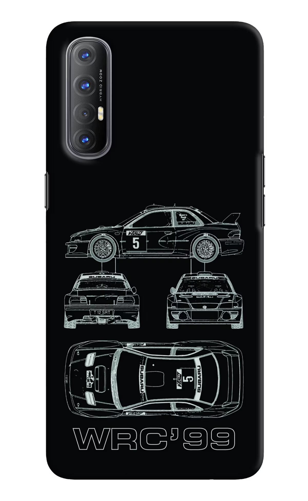 WRC'99 Oppo Reno3 Pro Hard Case Back Cover by Casekaro