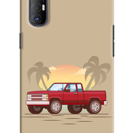 Desert Classic Drive Oppo Reno3 Pro Hard Case Back Cover by Casekaro