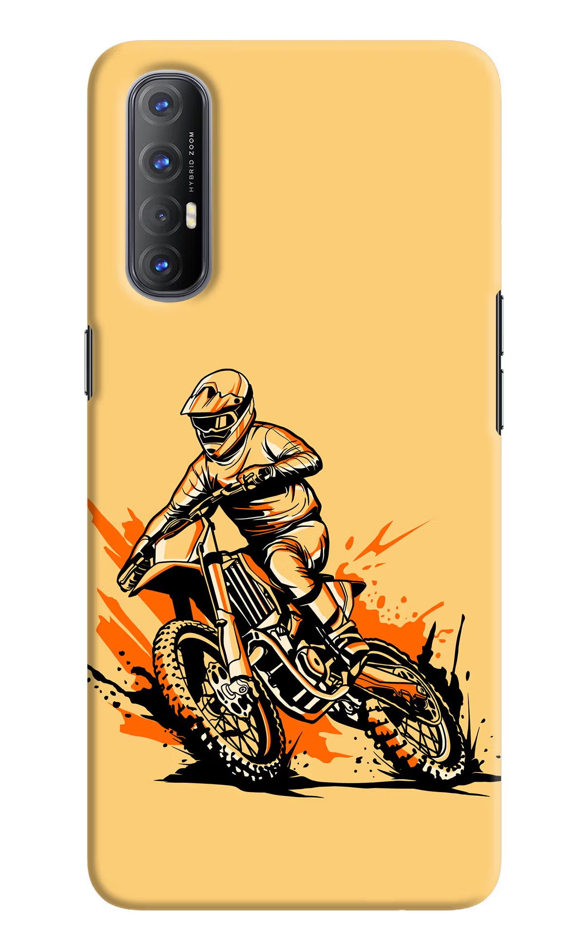 Off-Road Fury Oppo Reno3 Pro Hard Case Back Cover by Casekaro