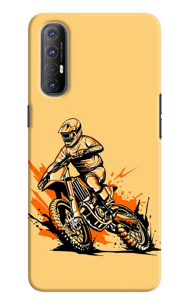 Off-Road Fury Oppo Reno3 Pro Hard Case Back Cover by Casekaro