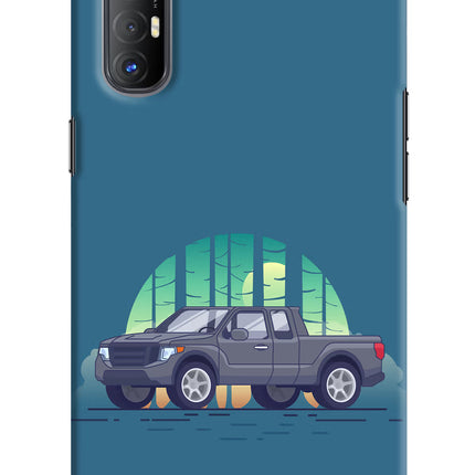 Retro Garage Vibe Oppo Reno3 Pro Hard Case Back Cover by Casekaro