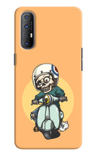 Undead Biker Oppo Reno3 Pro Hard Case Back Cover by Casekaro