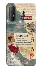 Cancer Zodiac Oppo Reno3 Pro Hard Case Back Cover by Casekaro