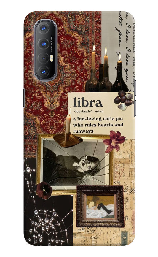 Libra Zodiac Oppo Reno3 Pro Hard Case Back Cover by Casekaro