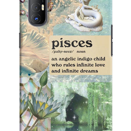 Pisces Zodiac Oppo Reno3 Pro Hard Case Back Cover by Casekaro