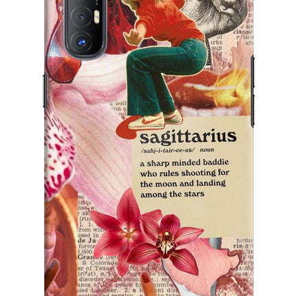 Sagittarius Zodiac Oppo Reno3 Pro Hard Case Back Cover by Casekaro