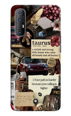 Taurus Zodiac Oppo Reno3 Pro Hard Case Back Cover by Casekaro