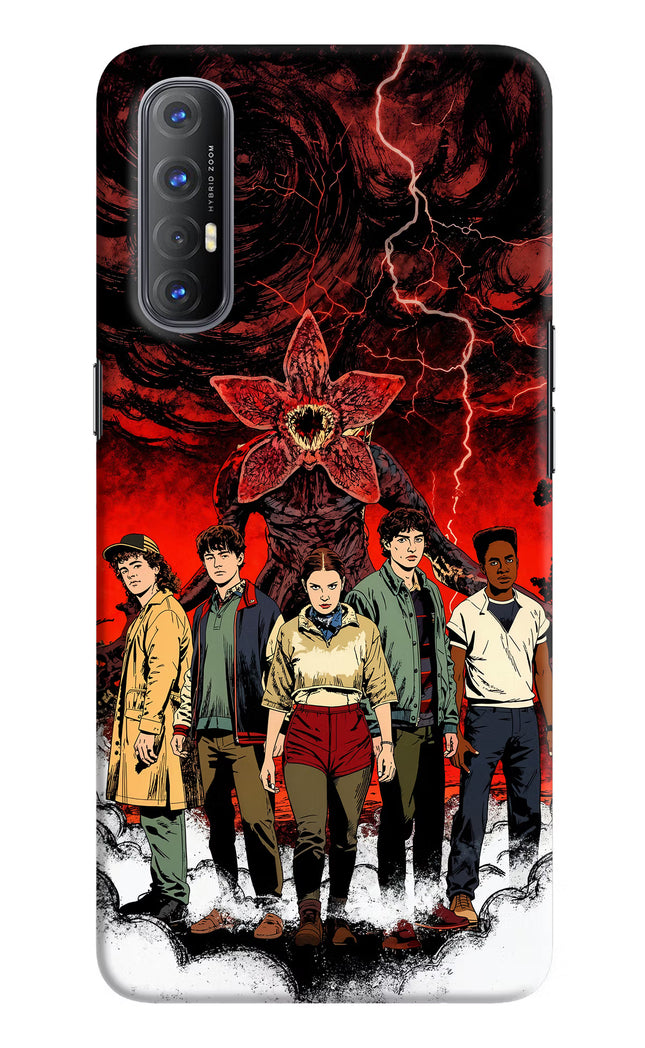 Ordinary Things Characters Oppo Reno3 Pro Hard Case Back Cover by Casekaro
