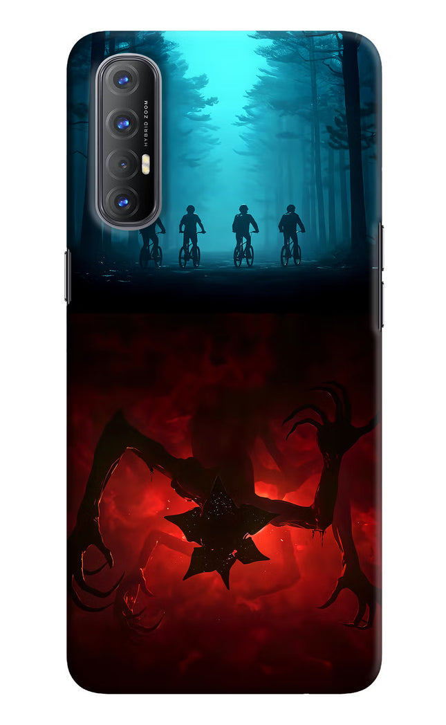 Ordinary Things Downside Up Oppo Reno3 Pro Hard Case Back Cover by Casekaro