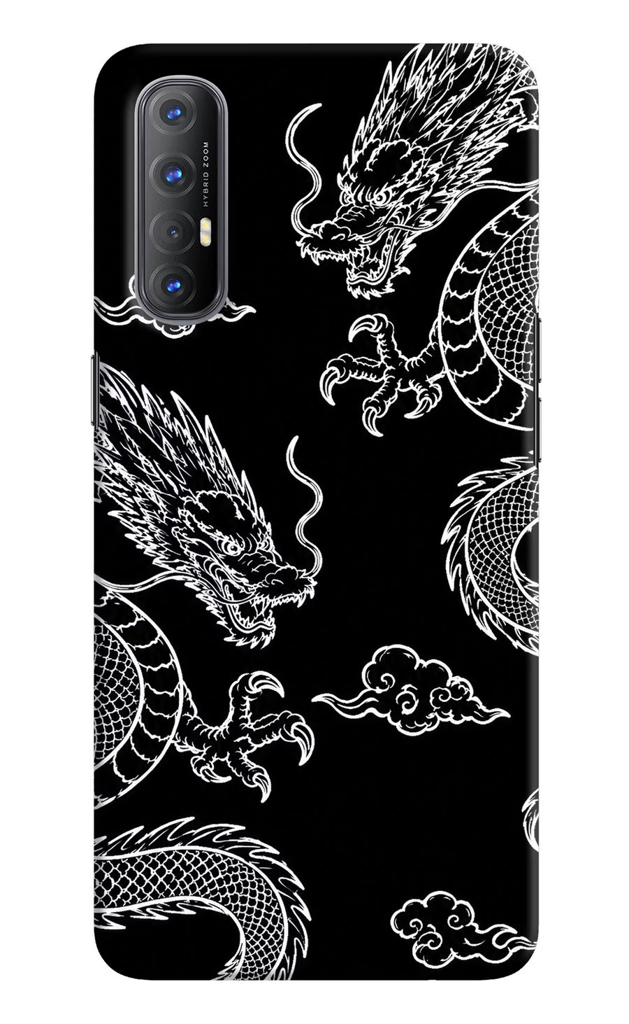 Twin Dragons Oppo Reno3 Pro Back Cover, Hard case